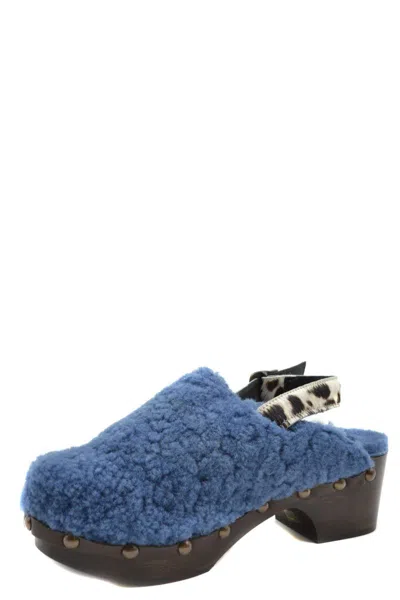 Avec Modération Avec Moderation Sabot In Blue