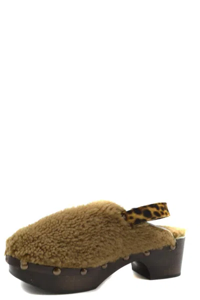 Avec Modération Avec Moderation Sabot In Beige