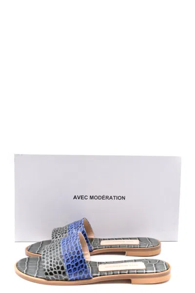 Avec Modération Avec Moderation Sandals In Green