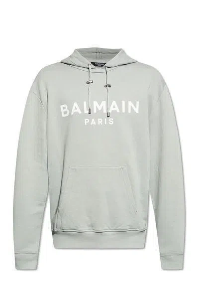 Shop Balmain Jerseys & Knitwear In Greycrmwht