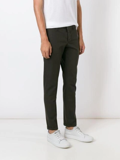 Shop Dondup Straight Trousers - Brown