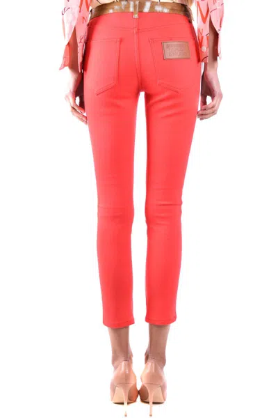 Burberry Trousers In Red