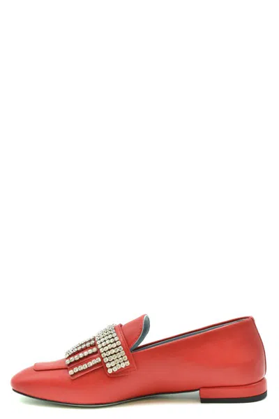 Chiara Ferragni Womens Red Other Materials Loafers In Red