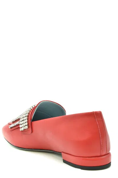 Chiara Ferragni Womens Red Other Materials Loafers In Red