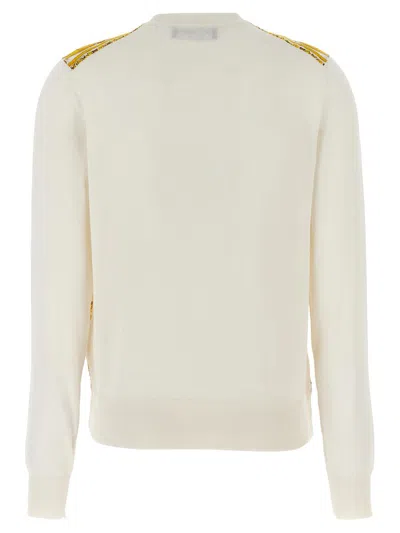 Shop Dolce & Gabbana 'maioliche' Cardigan In Yellow