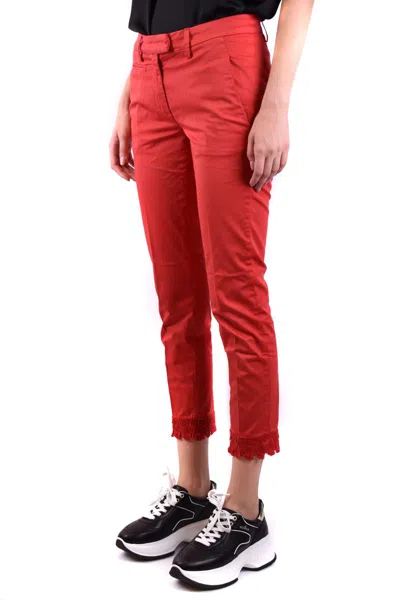 Dondup Trousers In Red