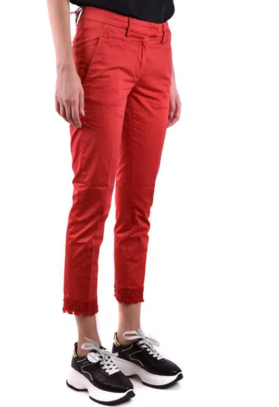 Dondup Trousers In Red