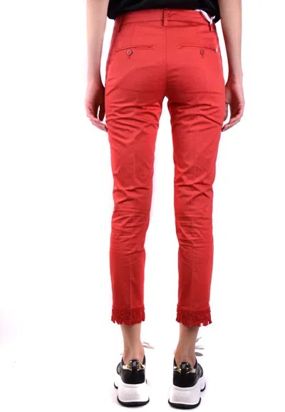 Dondup Trousers In Red