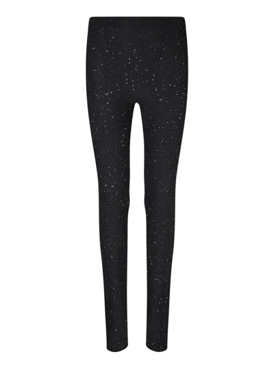 Shop Fabiana Filippi Trousers In Black