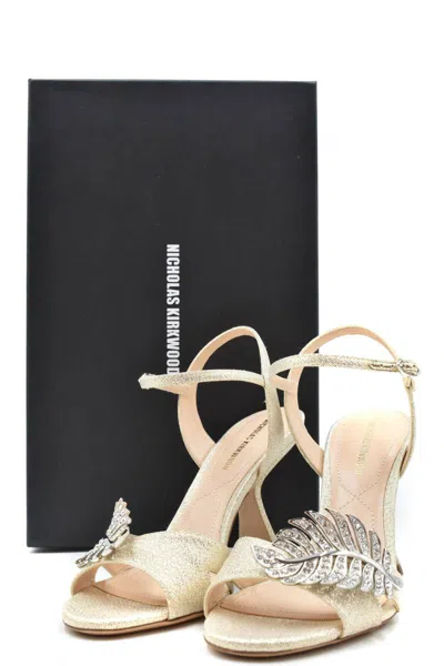 Nicholas Kirkwood Sandals In Gold