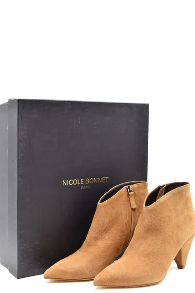 Nicole Bonnet Booties In Brown