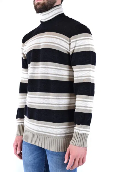 Paolo Pecora Men's Multicolor Wool Sweater In Multicolor
