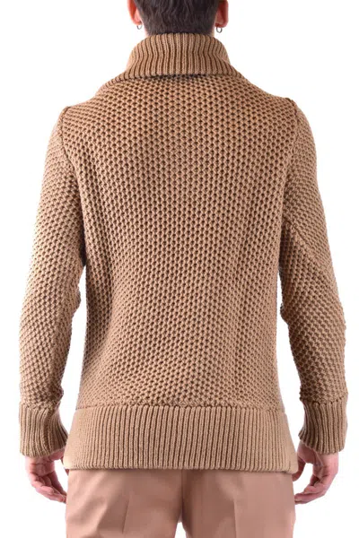 Paolo Pecora Men's Brown Wool Sweater In Brown