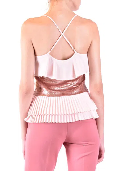 Patrizia Pepe Women's Pink Other Materials Top In Pink