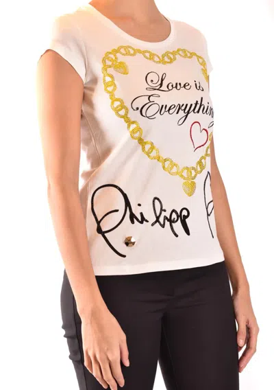 Philipp Plein Tshirt Short Sleeves In White