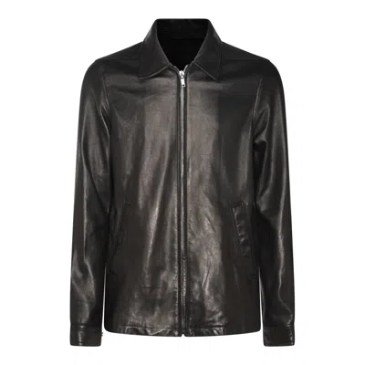 Shop Rick Owens Jackets Black