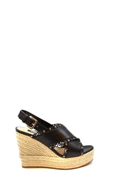 Shop Sergio Rossi Sandals In Black