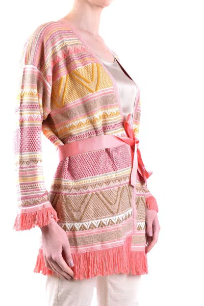 Shop Twinset Cardigan In Multicolor
