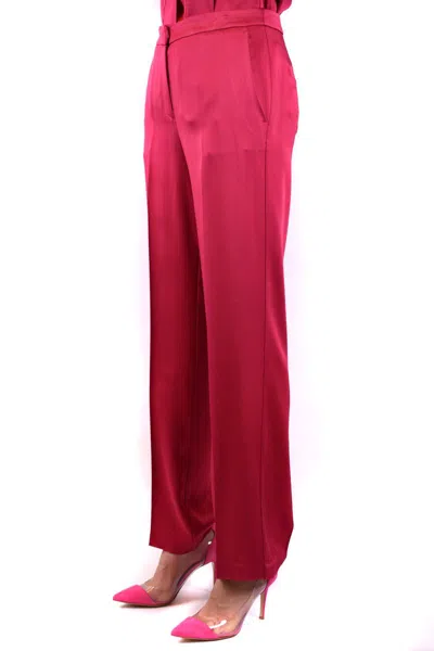 Twinset Trousers In Fuchsia