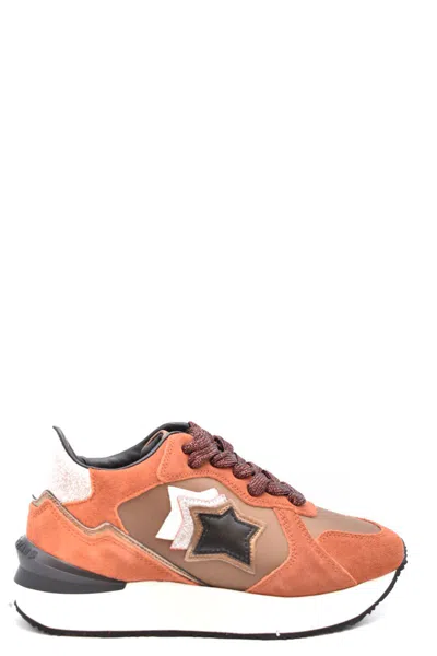 Shop Atlantic Stars Sneakers In Orange