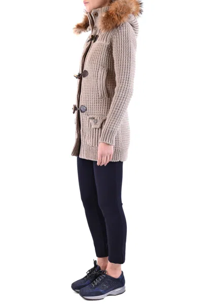 Bark Women's Beige Other Materials Outerwear Jacket In Sand