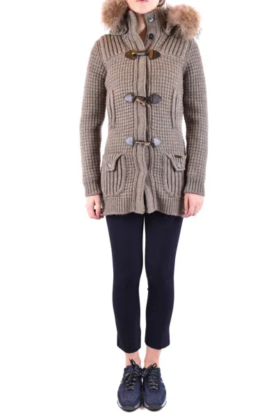 Bark Women's Beige Other Materials Outerwear Jacket In Gray