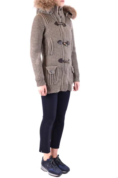 Bark Women's Beige Other Materials Outerwear Jacket In Gray