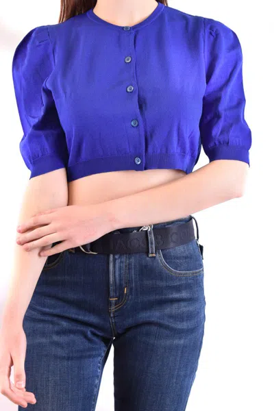 Boutique Moschino Cardigan In Blue