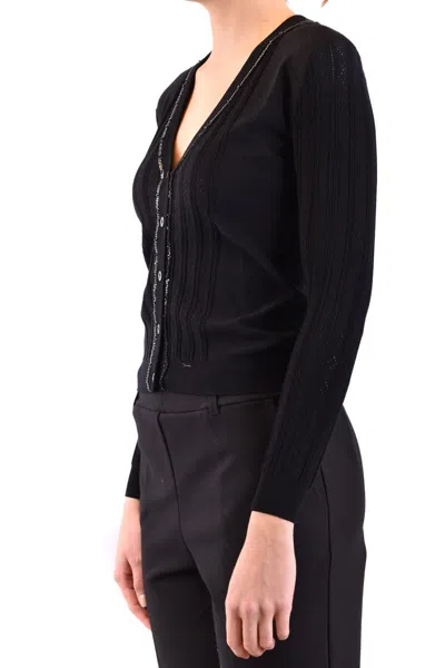 Boutique Moschino Women's Black Other Materials Cardigan In Black