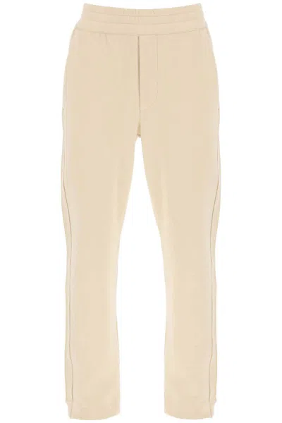 Shop Zegna Cotton & Cashmere Sweatpants In Beige