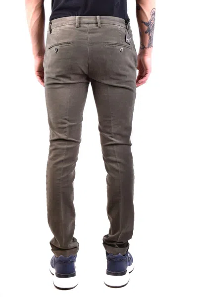 Mason's Men's Grey Other Materials Pants In Green