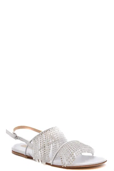 Shop Polly Plume Sandals In White