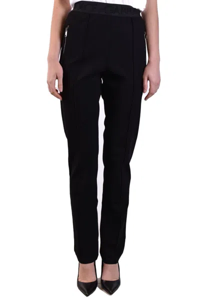 Dolce & Gabbana Black Dress Cropped Straight Straight Pants In Black