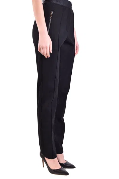 Dolce & Gabbana Black Dress Cropped Straight Straight Pants In Black