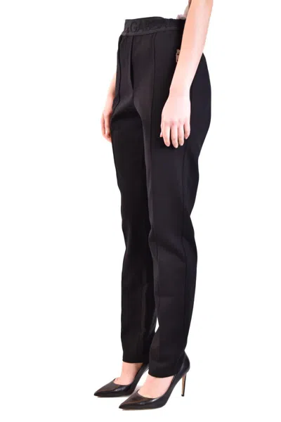 Dolce & Gabbana Black Dress Cropped Straight Straight Pants In Black