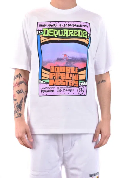 Shop Dsquared2 T-shirts In White