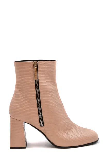 Shop Giuseppe Zanotti Booties In Beige