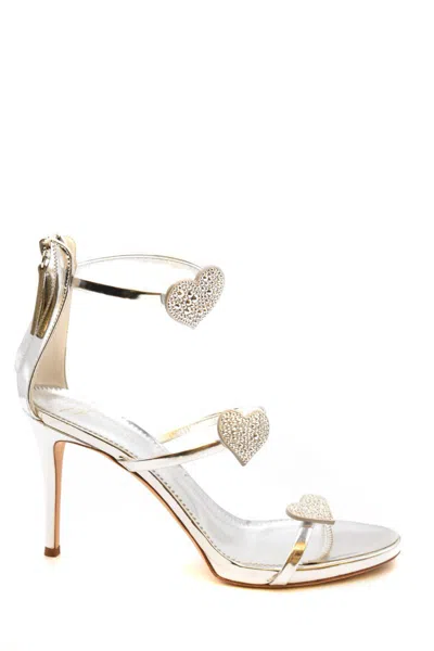 Shop Giuseppe Zanotti Sandals In Silver