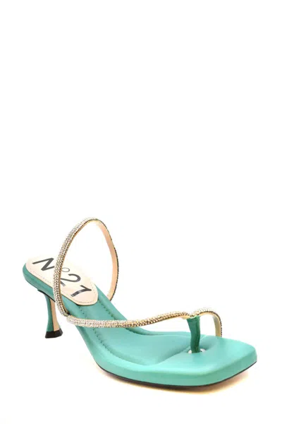 N°21 Sandalias - Verde In Green