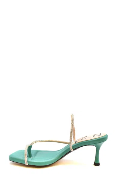 N°21 Sandalias - Verde In Green