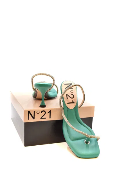 N°21 Sandalias - Verde In Green