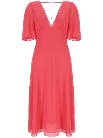 Shop Patrizia Pepe Dresses In Hybrid Rose