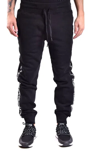 Shop Versace Jeans Couture Trousers In Black