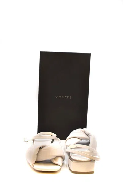 Vic Matie Sandals In White