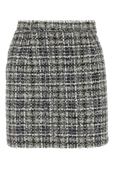 Shop Alessandra Rich Skirts In Checked