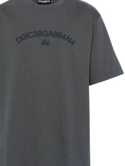 Shop Dolce & Gabbana T-shirts And Polos In Grey