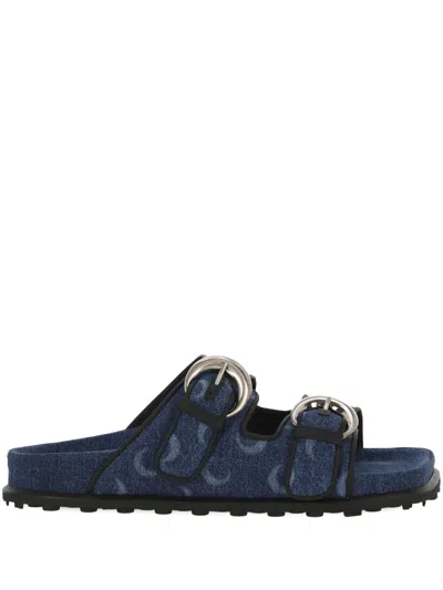 Shop Marine Serre Sandals In Blue