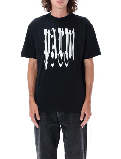 Shop Palm Angels Gothic Palm T-shirt In Black