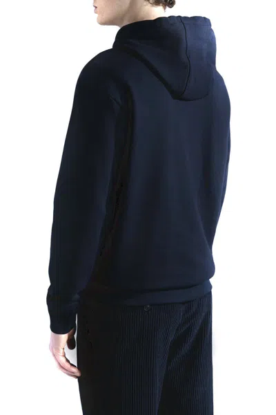 Paul & Shark Shark-print Cotton Hoodie In Multi