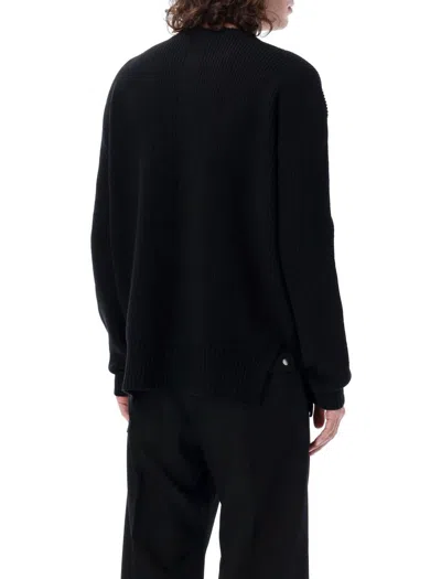 Rick Owens Concordians Round Neck In Black